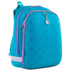 Рюкзак (ранец) школьный каркасный 1Вересня 556022 Little queen H-12 38*29*15см