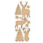 Заготовка для декорирования Фабрика Декора (ДВП 3мм) набор №158 FDSBK-158