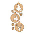 Заготовка для декорирования Фабрика Декора (ДВП 3мм) набор №160 FDSBK-160