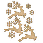 Заготовка для декорирования Фабрика Декора (ДВП 3мм) набор №164 FDSBK-164