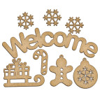 Заготовка для декорирования Фабрика Декора (ДВП 3мм) набор №166 FDSBK-166