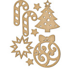 Заготовка для декорирования Фабрика Декора (ДВП 3мм) набор №171 FDSBK-171