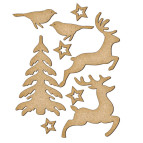 Заготовка для декорирования Фабрика Декора (ДВП 3мм) набор №173 FDSBK-173