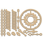 Заготовка для декорирования Фабрика Декора (ДВП 3мм) набор №183 FDSBK-183