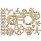 Заготовка для декорирования Фабрика Декора (ДВП 3мм) набор №185 FDSBK-185