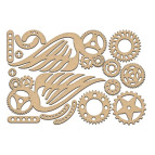 Заготовка для декорирования Фабрика Декора (ДВП 3мм) набор №191 FDSBK-191