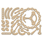 Заготовка для декорирования Фабрика Декора (ДВП 3мм) набор №201 FDSBK-201