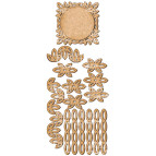 Заготовка для декорирования Фабрика Декора (ДВП 3мм) набор №106 FDSBK-106