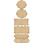 Заготовка для декорирования Фабрика Декора (ДВП 3мм) набор №115 FDSBK-115