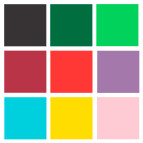 Картон цветной дизайнерский 30*30см Фабрика Декору 270г/м Cover Board Classic матовый 2.01.0**