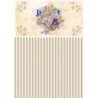 Декупажная карта-бумага 21*30см 55г/м Фабрика Декора FDCD-0007