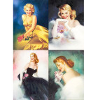 Декупажная карта-бумага 21*30см 55г/м Фабрика Декора FDCD-0014