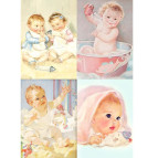 Декупажная карта-бумага 21*30см 55г/м Фабрика Декора FDCD-0016