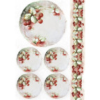 Декупажная карта-бумага 21*30см 55г/м Фабрика Декора FDCD-0031