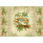 Декупажная карта-бумага 21*30см 55г/м Фабрика Декора FDCD-0044