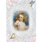 Декупажная карта-бумага 21*30см 55г/м Фабрика Декора FDCD-0045