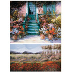 Декупажная карта-бумага 21*30см 55г/м Фабрика Декора FDCD-0176