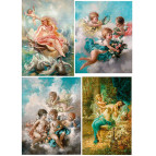 Декупажная карта-бумага 21*30см 55г/м Фабрика Декора FDCD-0180