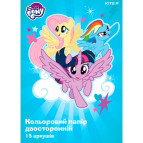 Бумага цветная детская А4 двухсторонняя KITE мод 250 My Little Pony LP19-250
