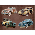 Декупажная карта-бумага 21*30см 55г/м Фабрика Декора FDCD-0236