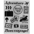 Штампы силиконовые Фабрика Декору набор 14*18см European Holidays 13шт FDSS-0045