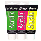 Краски акриловые KREUL El Greco глянцевая флуоресцентная 75мл KR-283**