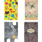 Блокнот 10,8*16*9см 80л. Аркуш микс 013840