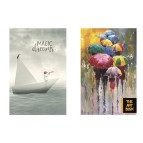 Блокнот 12,8*20,4см 80л. Аркуш микс 013857