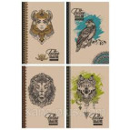 Блокнот 10,5*16*5см 80л. Аркуш микс 500091