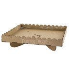 Заготовка для декорирования Фабрика Декора (ДВП 3мм) Подставка квадрат ажур-1 FDPO-086