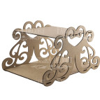 Заготовка для декорирования Фабрика Декора (ДВП 3мм) Подставка прямоугольник ажур FDPO-090