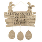 Заготовка для декорирования Фабрика Декора (ДВП 3мм) Happy Easter-2 FDPO-148