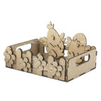 Заготовка для декорирования Фабрика Декора (ДВП 3мм) Корзинка с цыплятами FDPO-146