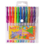 Ручки гелевые Умка набор 12шт Glitter + Neon ГР46