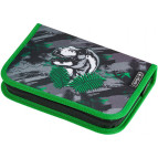 Пенал 1 отделение с 2 отворотами с наполнением Herlitz 50021017 Dino Jungle 31 предмет