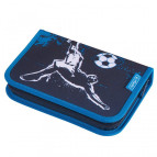 Пенал 1 отделение с 2 отворотами с наполнением Herlitz 50020997 Kick It 31 предмет