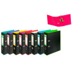 Папка регистратор А4 7см Buromax Style двухцветный черный BM.3005