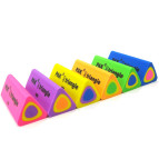 Ластик-резинка PAK triangle ассорти 490