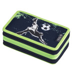 Пенал 3 отделения с наполнением Herlitz 50021079 Kick It 31 предмет