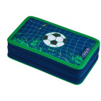 Пенал 2 отделения с наполнением Herlitz 50020904 Kick It 23 предмета