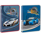 Папка А4 Kidis пластик на молнии 7472 Street Racing