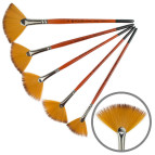 Кисть - KOLOS синт веерная Carrot 1097FN к.р.