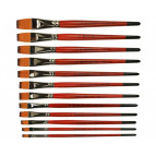 Кисть KOLOS синт плоск Carrot 1097F к.р.