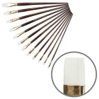 Кисть KOLOS синт плоск Snow 1098F д.р.