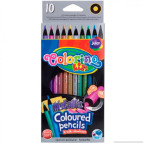 Карандаши цветные 10цв. Colorino круглые Metallic 34678