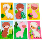 Блокнот 8,3*6см 40 листов дитячий Лама 52901