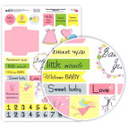 Бумага для дизайна Роса Talent А4 250г/м глянцевая Sweet Girl-9 5311117