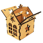 Заготовка для декорирования Rosa Talent (ДВП) Домик со звездой-1 7*7*10см 4801645