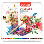 Карандаши цветные Bruynzeel Expression набор 24цв. в метал кор 60312024