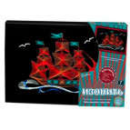 Набор для творчества DankoToys DT IZN-01-05 плетение нитками Изонить 21*31см